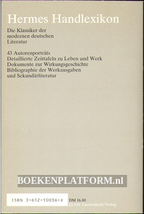 Die Klassiker der modernen deutschen Literatuur