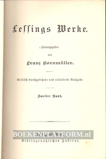 Lessings Werke II