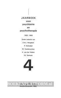 Jaarboek voor psychiatrie en psychotherapie 1992-1993