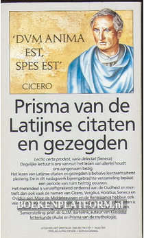 Prisma van de Latijnse citaten en gezegden