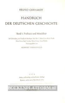 Handbuch der deutschen Geschichte I