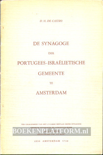 De synagoge der gemeente Amsterdam