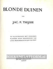 Blonde duinen