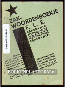 Zakwoorden boekje Esperanto-Nederlands