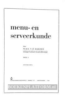 Menu- en serveerkunde I