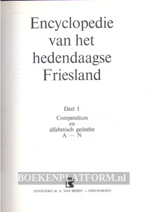 Encyclopedie van het hedendaagse Friesland 1