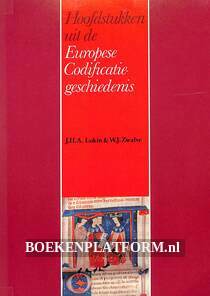Hoofdstukken uit de Europese Codificatie-geschiedenis