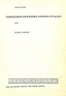 Verzeichnis der Werke Antonio Vivaldis