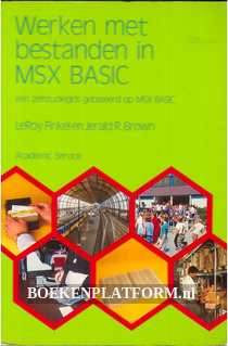 Werken met bestanden in MSX BASIC