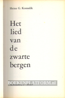 Het lied van de zwarte bergen