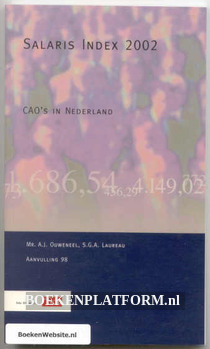 Salaris Index 2002 CAO's in Nederland