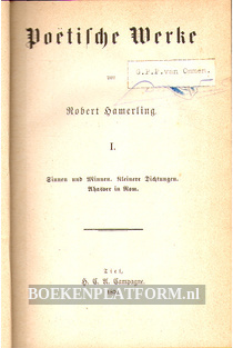 Poetische Werke von Robert Hamerling I