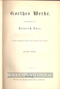 Goethes Werke dl. 09