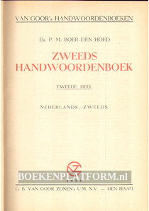 Zweeds handwoordenboek