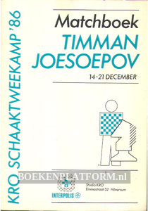 Matchboek Timman Joesoepov