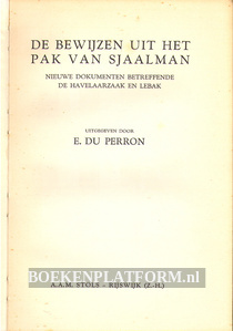 De bewijzen uit het pak van Sjaalman