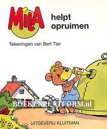 Mila helpt opruimen