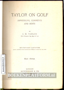 Taylor on Golf