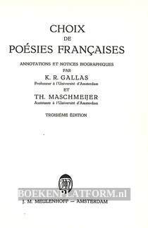 Choix de Poesies francaises