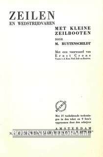 Zeilen en wedstrijdvaren met kleine zeilbooten