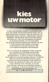 Kies uw motor 1976