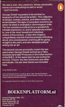The Collected Essay, Journalism and Letters of George Orwell