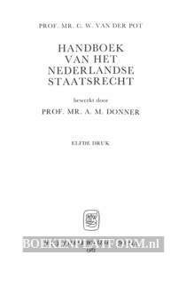 Handboek van het Nederlandse Staatsrecht