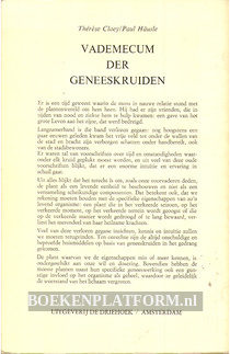 Vademecum der geneeskruiden