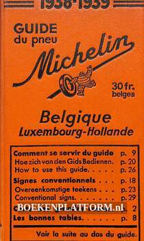 Guide du pneu Michelin 1938-1939