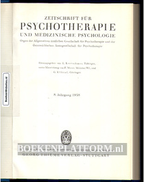 Zeitschrift fur Psychotherapie und Medizinische Psychologie 1958