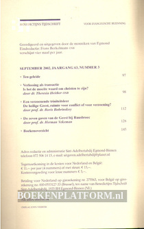 Benedictijns tijdschrift 2002/3