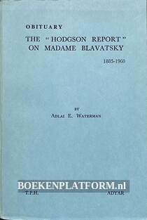 The Hodgson Report on Madame Blavatsky