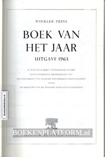 Boek van het jaar 1963