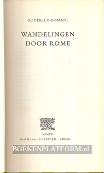 Wandelingen door Rome