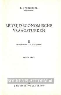 Bedrijfs-economische vraagstukken II