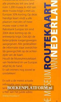 De museum-routekaart van Nederland
