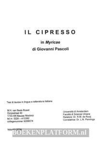 Il Cipresso in Myricae di Giovanni Pascoli