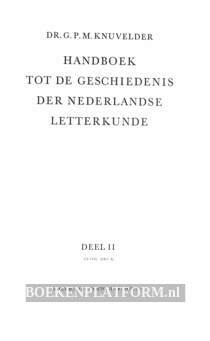 Handboek tot de geschiedenis der Nederlandse letterkunde II
