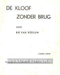 De kloof zonder brug