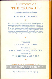 A History of the Crusades vol. I