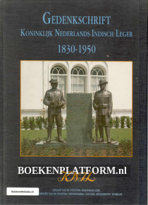 Gedenkschrift Koninklijk Nederlands Indisch Leger 1830-1950