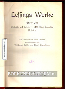 Lessings Werke 1