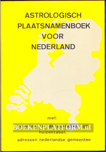 Astrologisch plaatsnamenboek voor Nederland