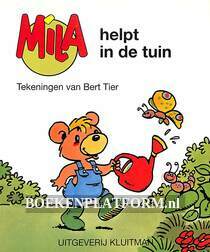 Mila helpt in de tuin