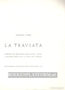 Verdi La Traviata Italian-English Libretto