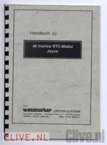 Handbuch zu Dk'tronics RTC-Modul Joyce