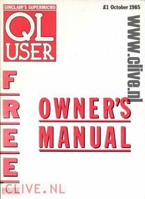QL.User 1985 October Owner's Manual 1-2-3