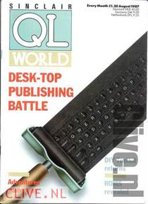 Sinclair QL World 1987 August