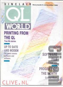 Sinclair QL World 1988 December