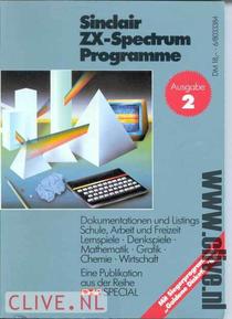 Sinclair ZX-Spectrum Programme Ausgabe 2